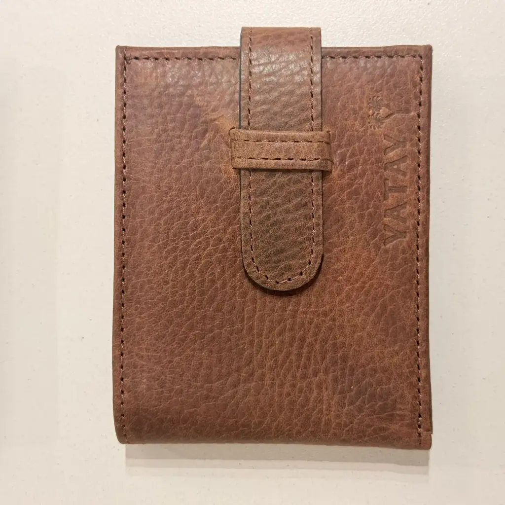 BILLETERA CON RABILLO CUERO SUELA (8143)