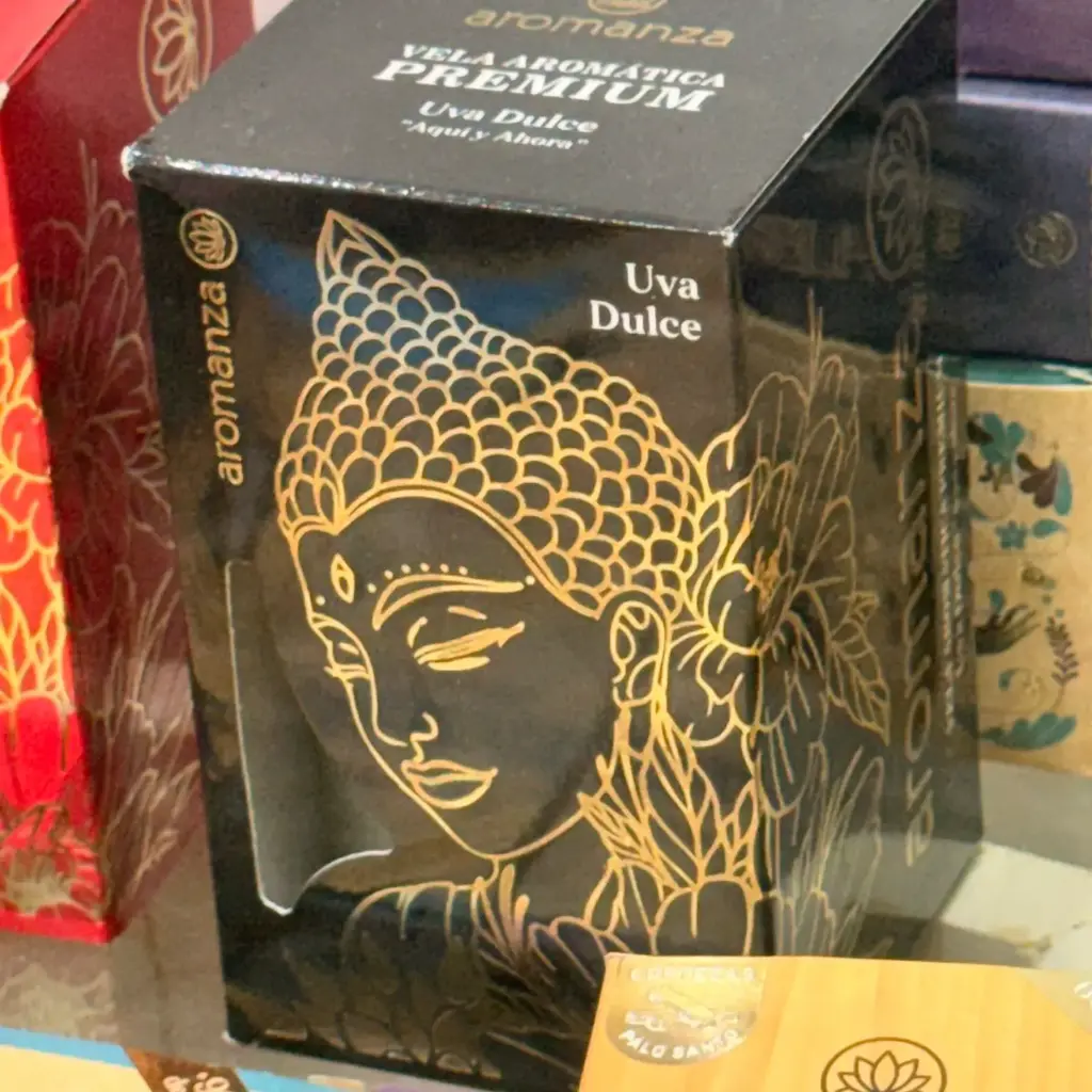 VELA AROMANZA PREMIUM ROJA -BUENA ENERGIA