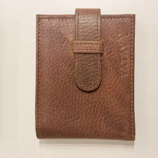 [BIL-001S] BILLETERA CON RABILLO CUERO SUELA (8143)